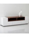 Pangea Home Matrix Short Buffet In White