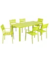 Pangea Miami 7pc Dining Set