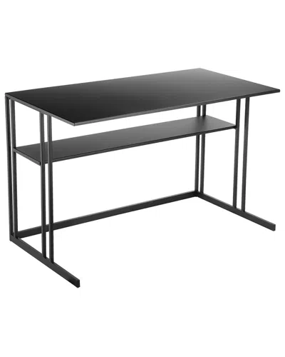 Pangea Home Miley Desk Metal In Black