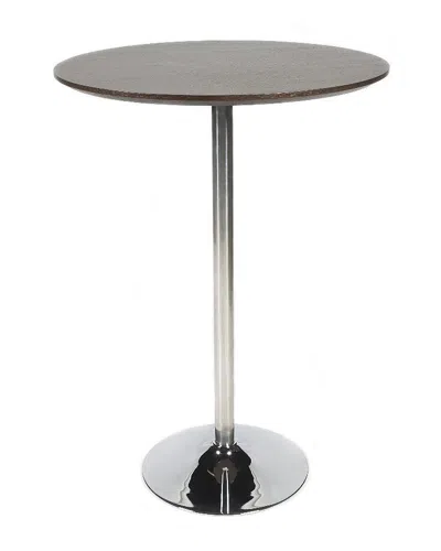 Pangea Home Mix Bar Table In Silver