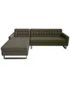 Pangea Home Nolan Left Arm Sectional In Multi