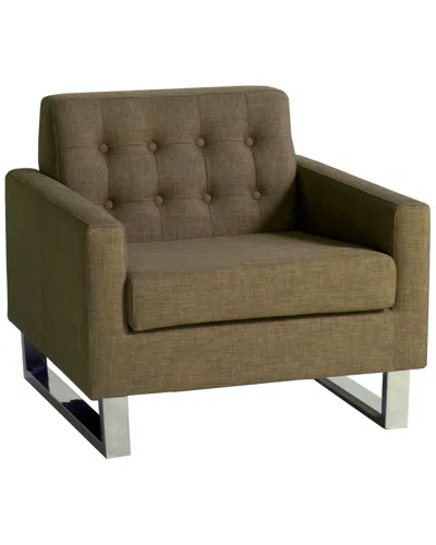 Pangea Home Nolan Sofa Chair In Green