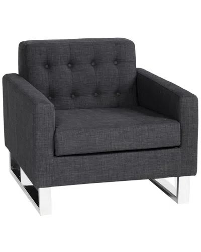 Pangea Home Nolan Sofa Chair In Black