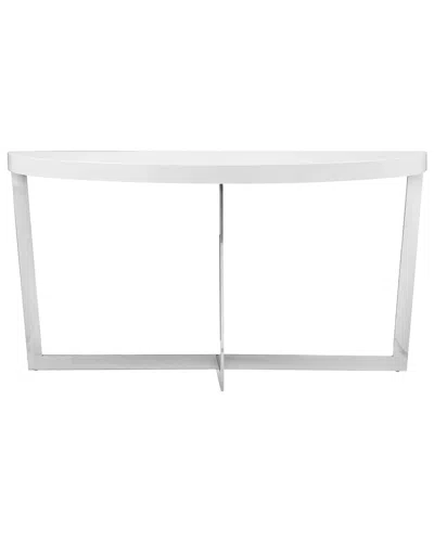 Pangea Home Oyster Console In White