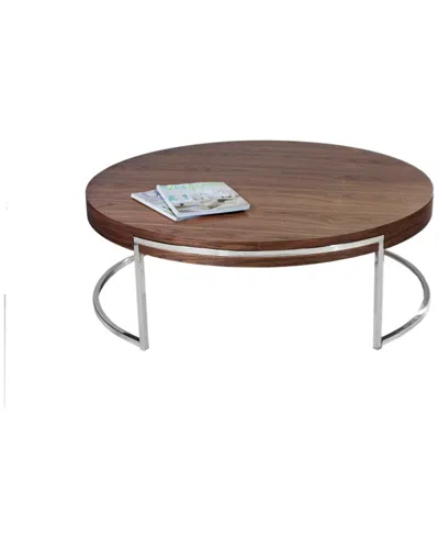 Pangea Home Riso Coffee Table In Brown