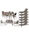 Pangea Home Royal 17pc Patio Set