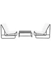 Pangea Home Sean 3pc Set In Black
