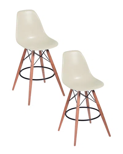 Pangea Set Of 2 Della Bar Stools