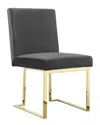 Pangea Home Set Of 2 Gold Dexter Side Chairs