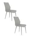 Pangea Home Set Of 2 Laurel Dining Chairs