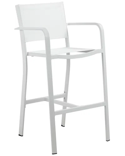 Pangea Home Set Of 6 Sunset Outdoor Barstools In White