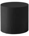 Pangea Home Spencer Round Side Table In Black