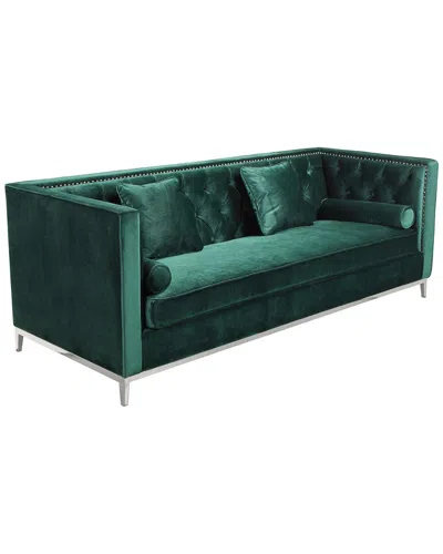 Pangea Home Vivienne Sofa In Green