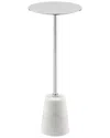 Pangea Home Winston Side Table In White