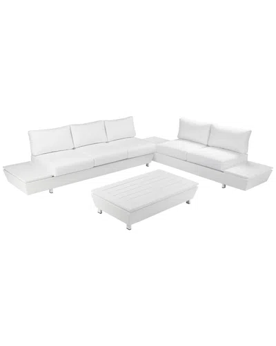 Pangea Home Yacht 3pc Outdoor Sectional In White