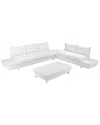 Pangea Home Yacht 3pc Sectional In White