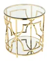 Pangea Home Z-edward Round Side Table