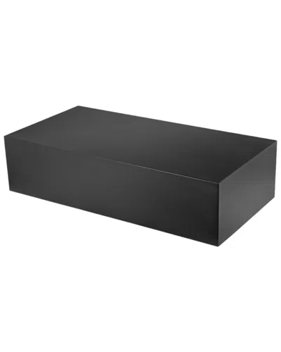 Pangea Home Z-spencer Coffee Table In Black