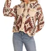 Panhandle Aztec Sweater Cardigan In Brown In Brown