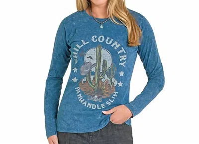 Panhandle Chill Country Tee In Blue