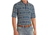 Panhandle Performance Aztec Button Shirt In Navy