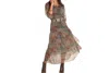 Panhandle Women's Tiered Dress In Olive In Green