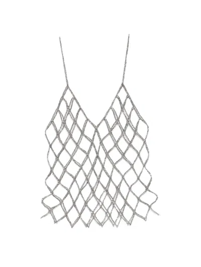 Panicale Beaded Top In White