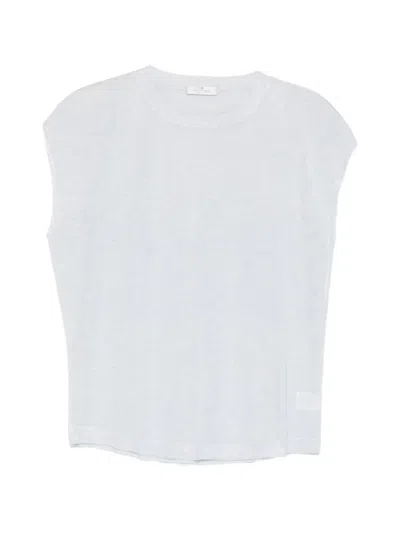 Panicale Boat-neck T-shirt In Blue