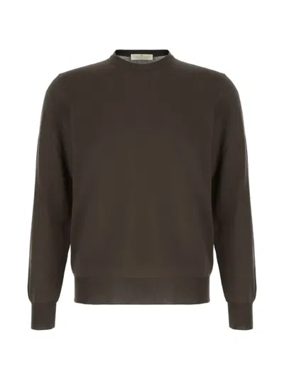 Panicale Cotton Sweater In Black