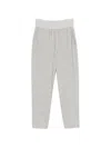 Panicale Drawstring Straight-leg Trousers In Gray