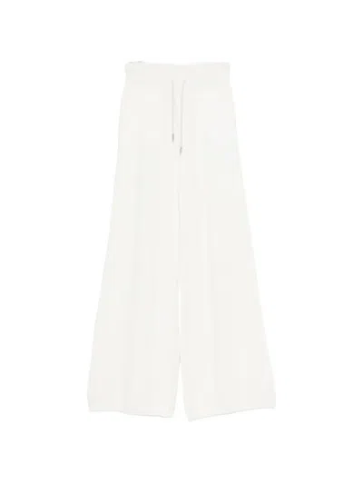 Panicale Drawstring-waistband Trousers In White