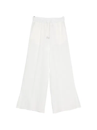 Panicale Drawstring-waist Trousers In White