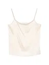 Panicale Embellished Spaghetti-strap Tank Top In White