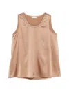 Panicale Embellished Top In Brown