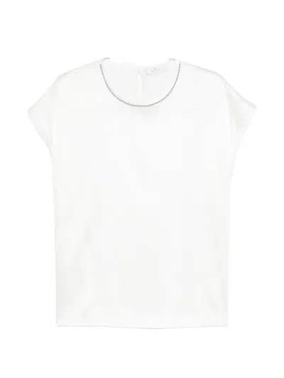 Panicale Embellished Top In White