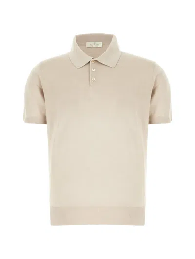 Panicale Fine-knit Silk Polo Shirt In Neutral