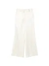 Panicale Flat-front Trousers In White