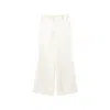 Panicale Flat-front Trousers In White