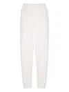 Panicale Knitted Tapered Trousers In White