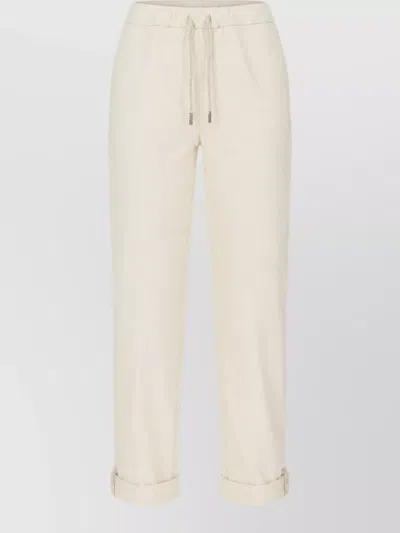 Panicale Drawstring Track Pants In Neutral
