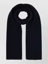 Panicale Luxurious Cashmere Rectangular Scarf In Black
