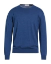 Panicale Man Sweater Blue Size 44 Cotton