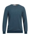 Panicale Man Sweater Deep Teal Size 44 Wool In Green