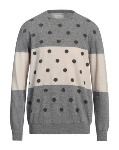 Panicale Man Sweater Grey Size 46 Wool, Polyamide
