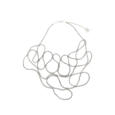 Panicale Multi-loop Chain Necklace In Purple