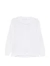 Panicale Open-knit Jumper In White