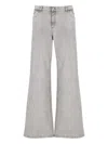 Panicale Paillettes-detail Jeans In Gray