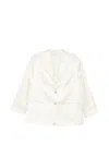 Panicale Peak-lapel Blazer In White
