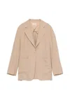 Panicale Pocket Single-breasted Blazer In Pink