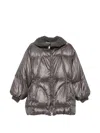Panicale Quilted Drawstring Jacket In Multi